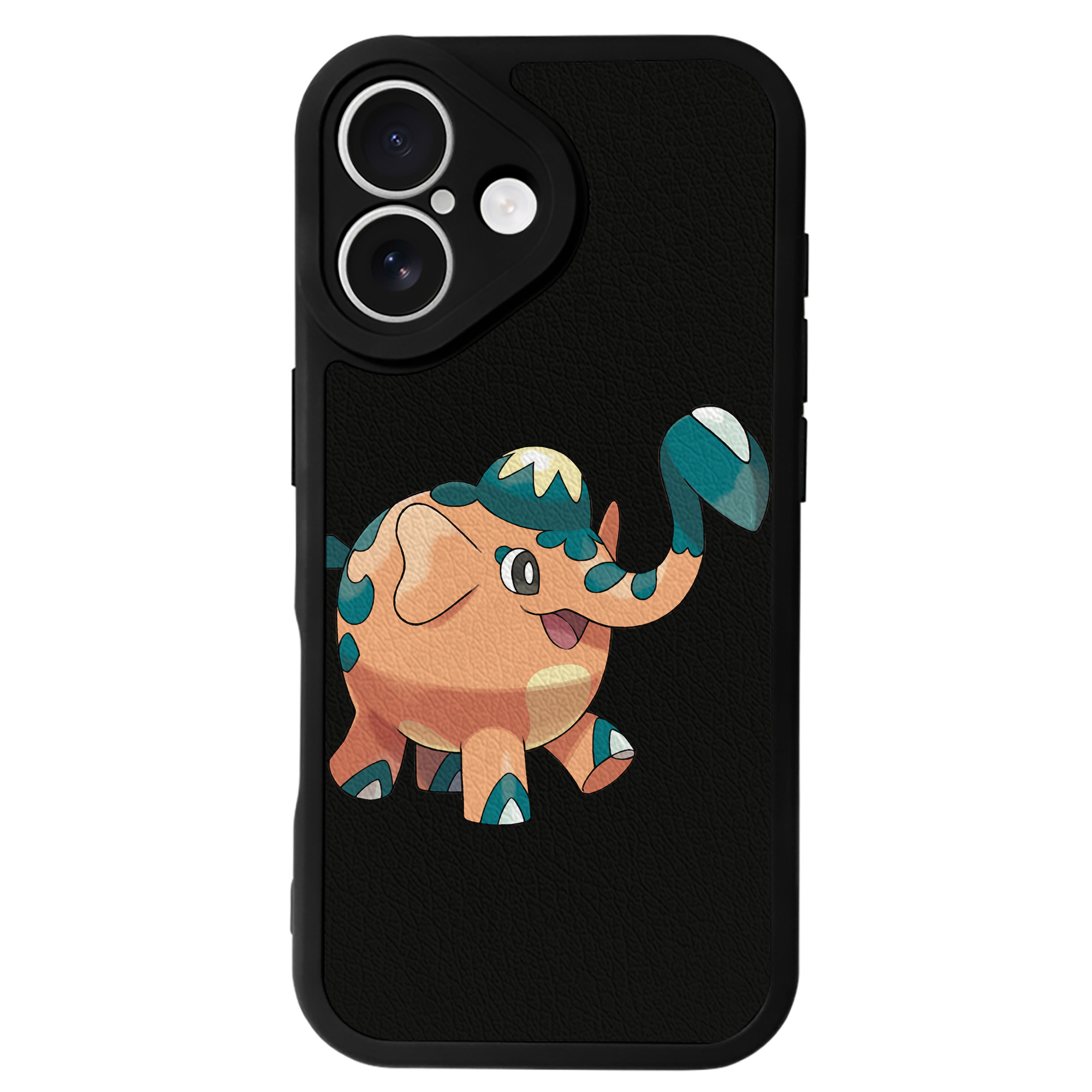（画像用） ポケットモンスター Pokémon 【iPhone 16シリーズ対応】シリコンスマホケース（レザー調） 材質：シリコン